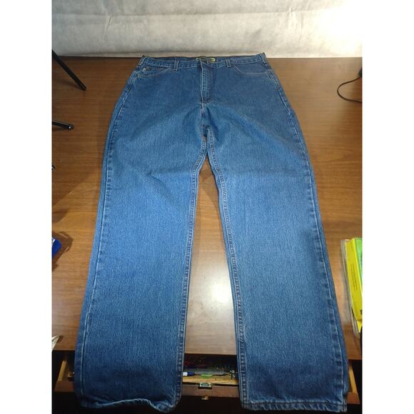 Carhartt FR Jeans Mens 40x36 Flame Resistant Pants HRC3 Relaxed FRB 160 DNM A1+ - Picture 3 of 8